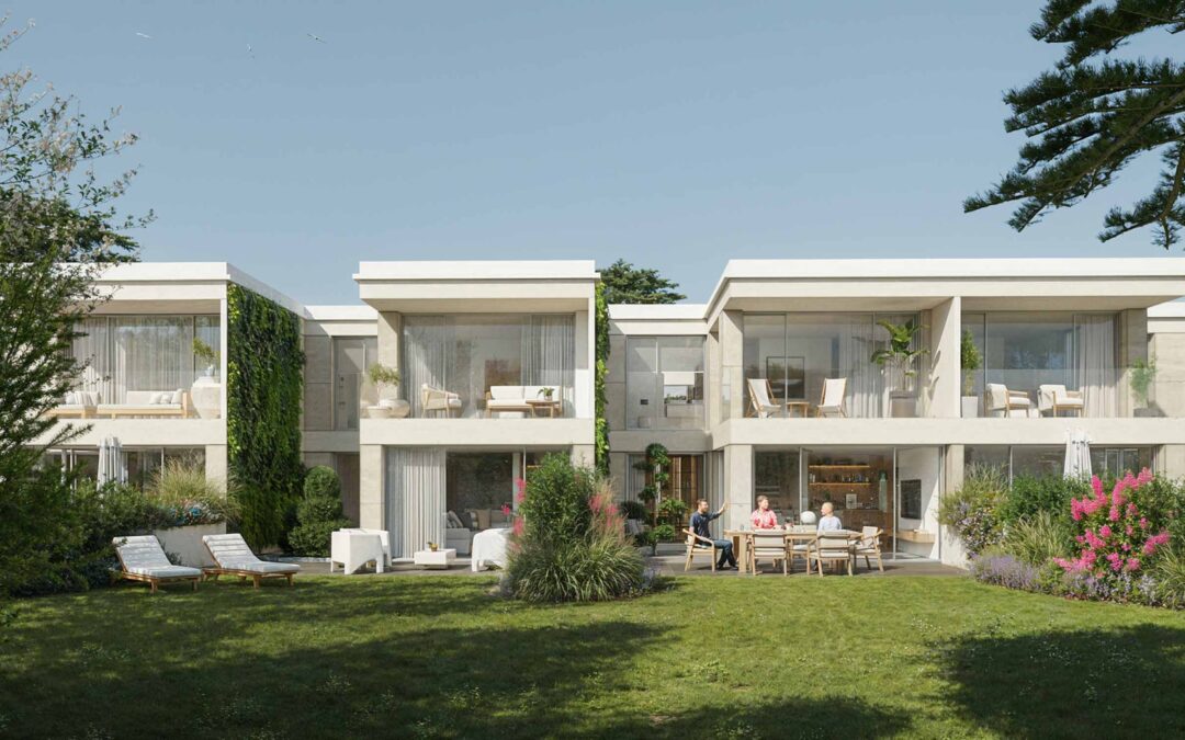 Quatre villas contigües dans un écrin de verdure